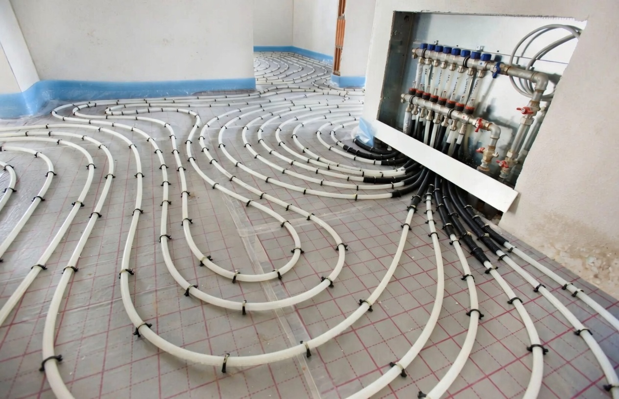 Ogrzewanie podłogowe - profesjonalna instalacja